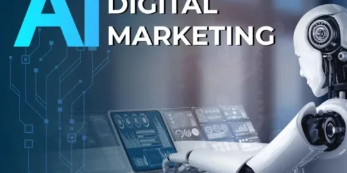 AI in Digital Marketing showcasing automation, analytics, and innovation across UK marketing agencies